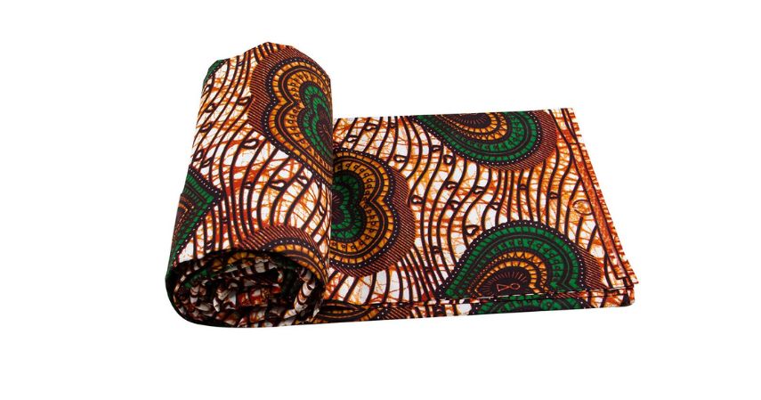 Kain African ethnic wax dye print fabric full double