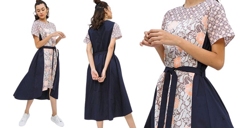 9 Model Baju Batik Kombinasi Kain Polos untuk Wanita Terbaru