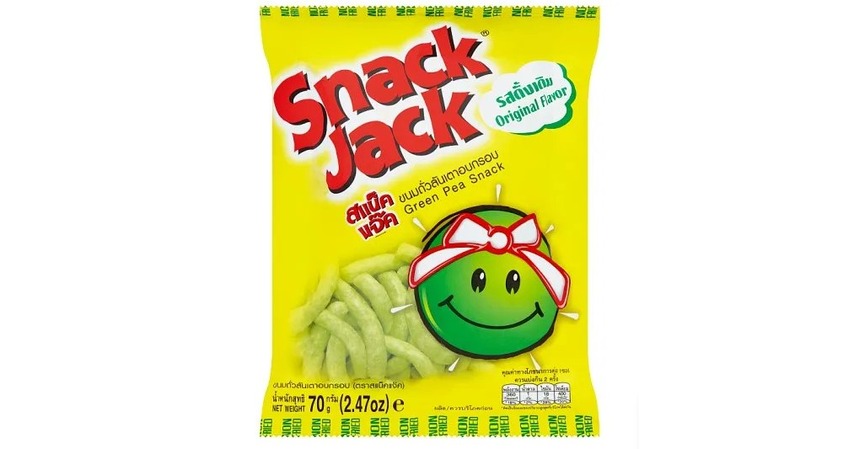 Green pea snack