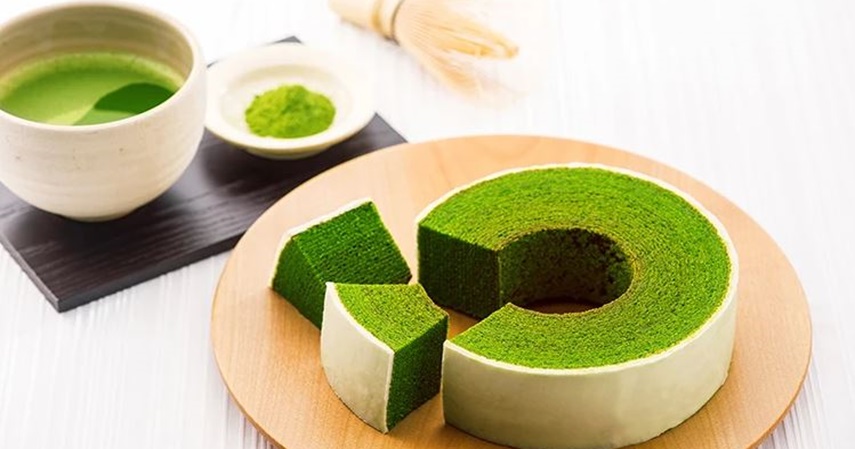 Green Tea Baumkuchen